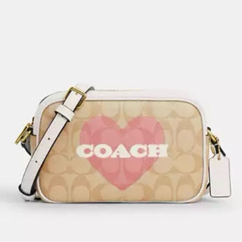 Coach CO939 Mini Jamie Camera Bag In Signature Canvas IN Light Khaki Cha…